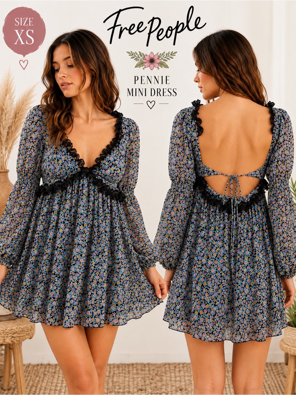 Free People Pennie Mini Dress